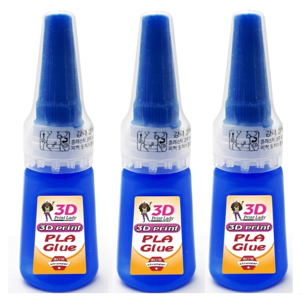 3er Pack 3D Drucker Kleber Kunstoff Sekundenkleber  für kleben von 3D Objekten