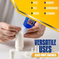 3er Pack 3D Drucker Kleber Kunstoff Sekundenkleber  für kleben von 3D Objekten