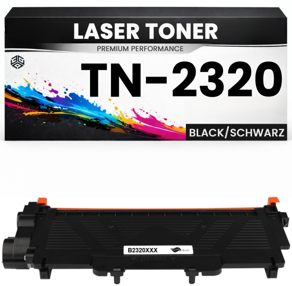 XXL Toner TN-2320 hochwertige Brother alternative Schwarz TN2320 wie Original für DCP-L2500D/2520DW/2540DN/2540DW/2560DW HL-L2300D/2340DW