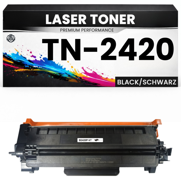 Toner TN-2420 hochwertige Brother alternative Schwarz TN2420 Premium Qualität für DCP-L2510D/2530DW/2537DW/2550DN HL-L2310D/2350DW/2370DN