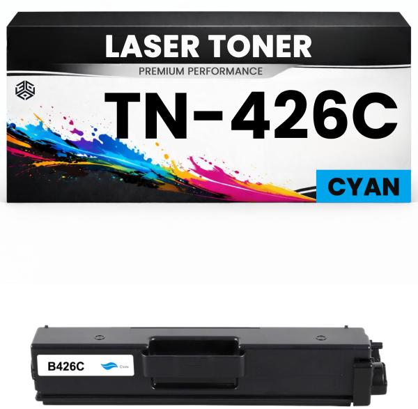 XL Toner TN-426C Cyan für Brother kompatibel TN426C Premium Alternative Günstig für Brother HL-L8360CDW, MFC-L8900CDW
