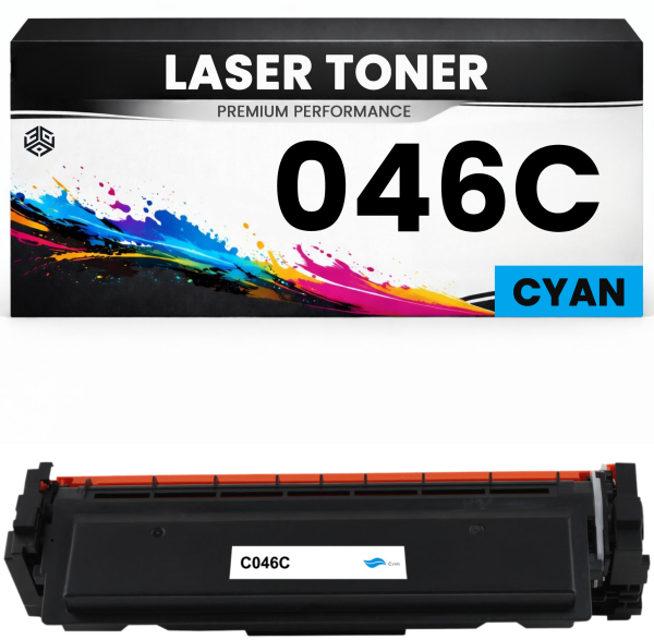 Toner Cartridge 046C Cyan für Canon  046C Premium Alternative Günstig für Canon i-SENSYS LBP653Cdw, LBP654CX, MF732Cdw, MF734Cdw, MF735Cx