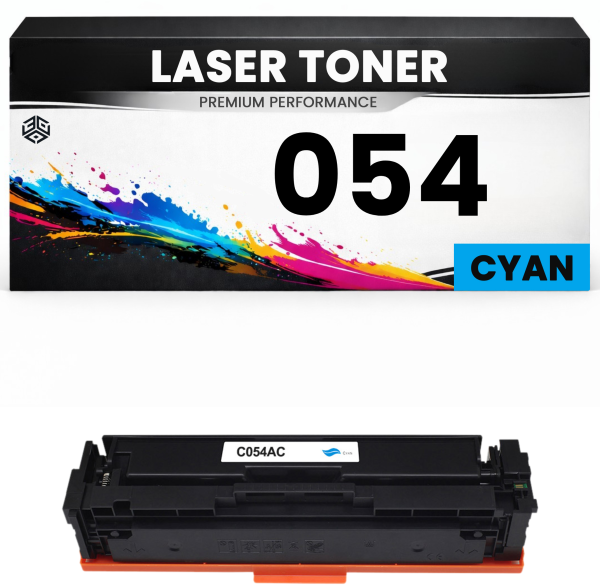 Toner Cartridge 054 Cyan für Canon  054 Cyan Premium Alternative für Canon LBP620 series, Color imageCLASS MF640C, MF642cdw series.