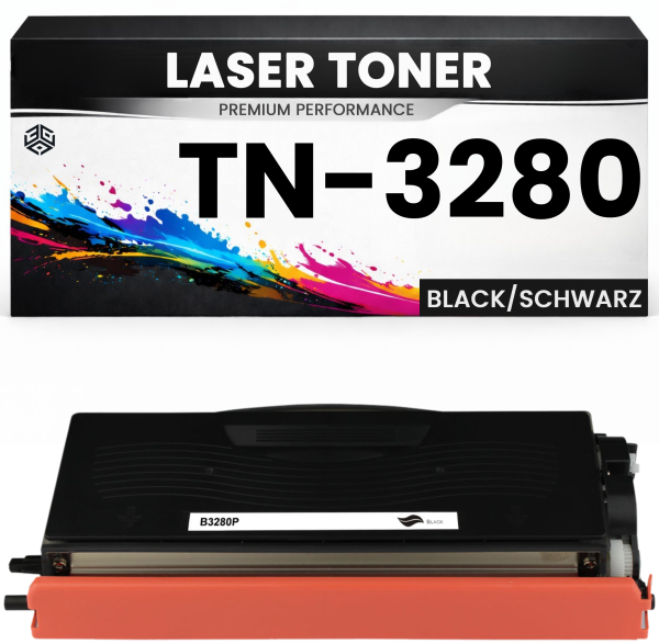 XXL Toner TN-3280 für Brother kompatibel Schwarz TN3280 wie Original DCP-8085DN/8080DN/8380DN/8480DN/8880DN/8890DW HL-5340D/5340DL/5350DN FX3000