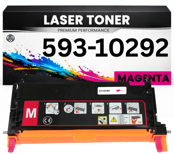 XL Toner 593-10292 Magenta für Dell kompatibel  hochwertige Premium Alternative für Dell 3130cn, 3130, 3130CND