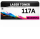 Toner 117A M Magenta für HP kompatibel  W2073A Premium Alternative Günstig für HP Color Laser 150A, 150nw, MFP178nw, MFP178nwg, MFP179fnw