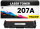 Toner 207A Gelb für HP kompatibel  W2212A Premium Alternative Günstig für HP LaserJet Pro M255dw, M282, M283fdw