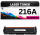 Toner 216A Magenta für HP kompatibel  W2413A Premium Alternative Günstig für HP Color LaserJet Pro MFP M155, 183NW, 182