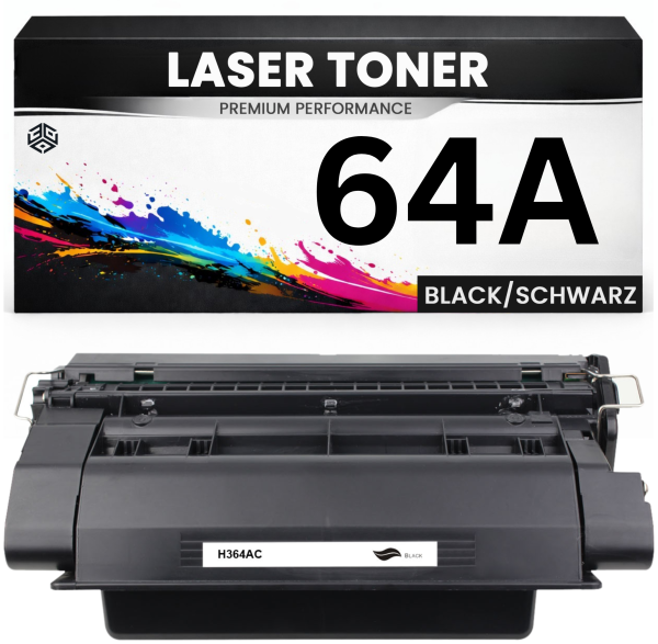 XXL Toner 64A für HP kompatibel Schwarz CC364A Premium wie Original für HP LaserJet P4014, P4015n, P4015x, P4515n, P4515x