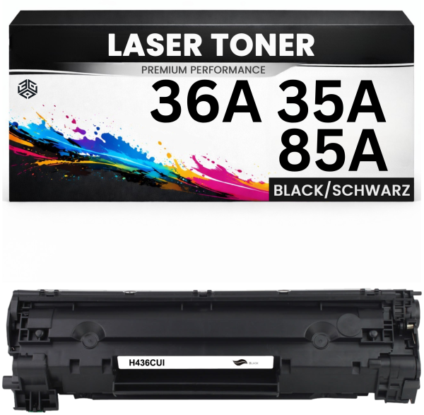 Toner 36A / 35A 85A für HP Schwarz CB436A CB435A CE285A Canon 725 wie Original 6000 LBP3250/3050/3100/3150/3010/3018/3108 MF3010