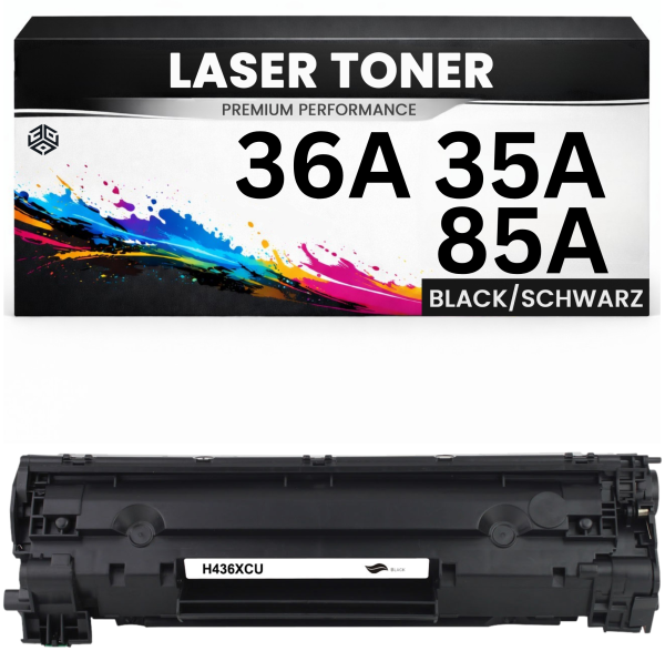 Toner 36A / 35A 85A für HP Schwarz CB436A CB435A CE285A Canon 725 wie Original LBP3250/6000 MF3010 LaserJet Pro M1120/1120MFP/1130/1210