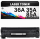 Toner 36A / 35A 85A für HP Schwarz CB436A CB435A CE285A Canon 725 wie Original LBP3250/6000 MF3010 LaserJet Pro M1120/1120MFP/1130/1210