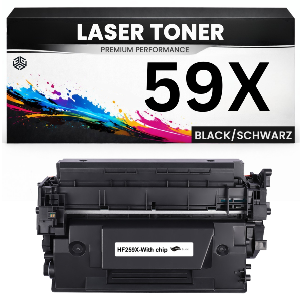 XXL Toner 59X für HP kompatibel Schwarz CF259X Premium wie Original LaserJet Pro M304/404/404dn/404dw/304dn/428dw/428fdn/428fdw/428 MFP M404