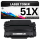 XXL Toner 51X für HP kompatibel Schwarz Q7551X wie Original Tonerkartusche für HP LaserJet M3027MFP M3027XFP M3050MFP M3050XS MFP P3005 P3005dn