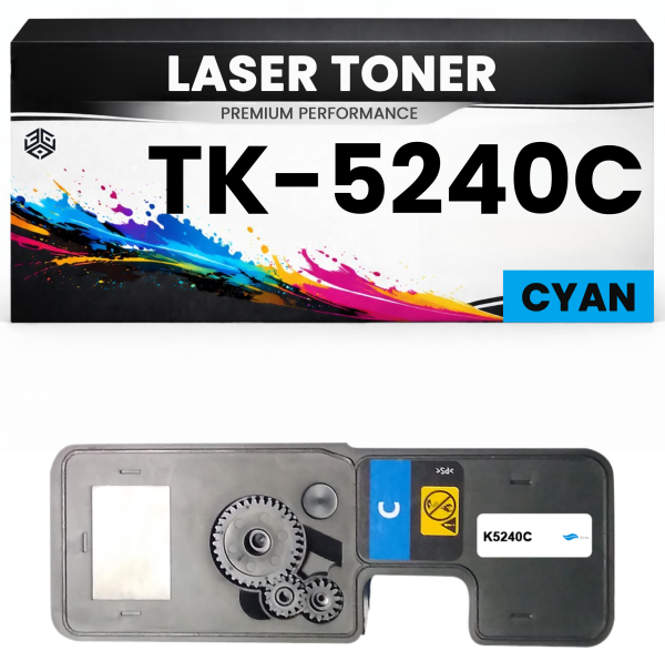 Toner TK-5240C Cyan für Kyocera  TK5240C Premium Alternative Günstig für KYOCERA ECOSYS M5026cdw