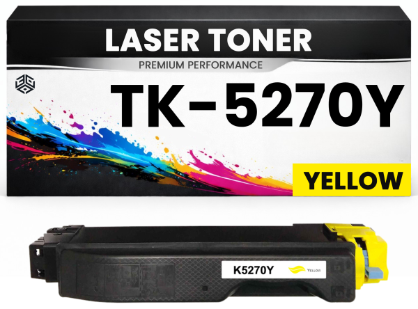 Toner TK-5270Y Gelb für Kyocera  TK5270Y Premium Alternative Günstig für Kyocera ECOSYS M6630cidn