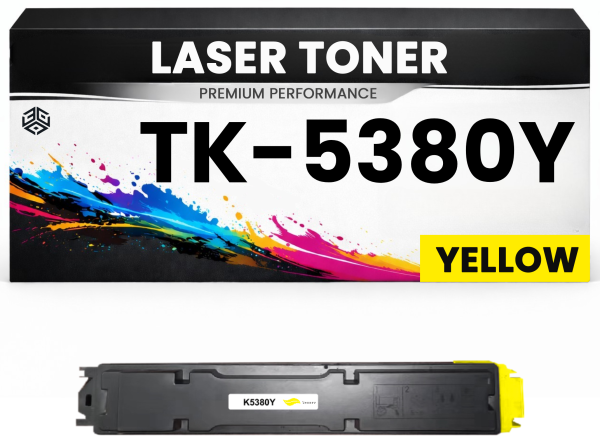 Toner TK-5380Y Gelb für Kyocera  TK5380Y Premium Alternative Günstig für Kyocera PA4000CX, MA4000CIFX, MA4000CIX