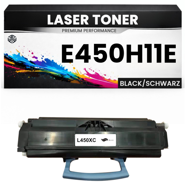 Toner E450H11E für Lexmark Schwarz E450H11E Premium Alternative hohe Reichweite für Lexmark E450DN