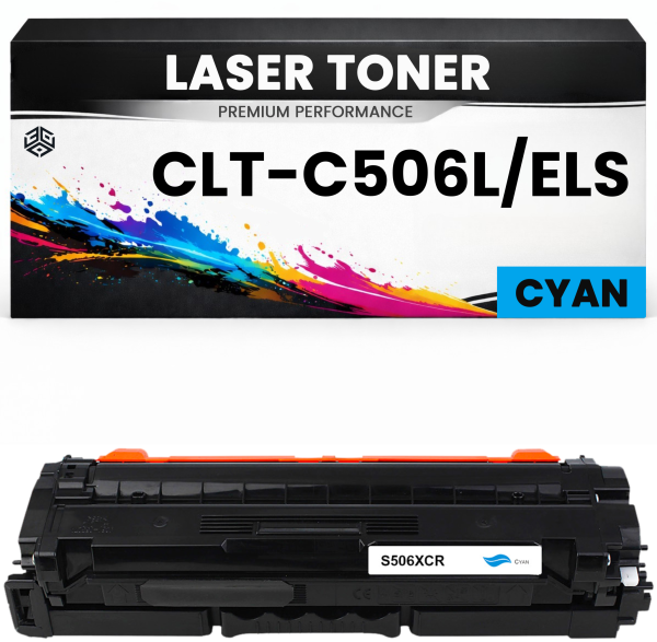 Toner C506L für Samsung Cyan CLT-C506L / ELS Premium Alternative Günstig für Samsung CLX-6260FD, CLP-680ND, CLX-6260FR, CLX-6260FW, CLX-6260ND