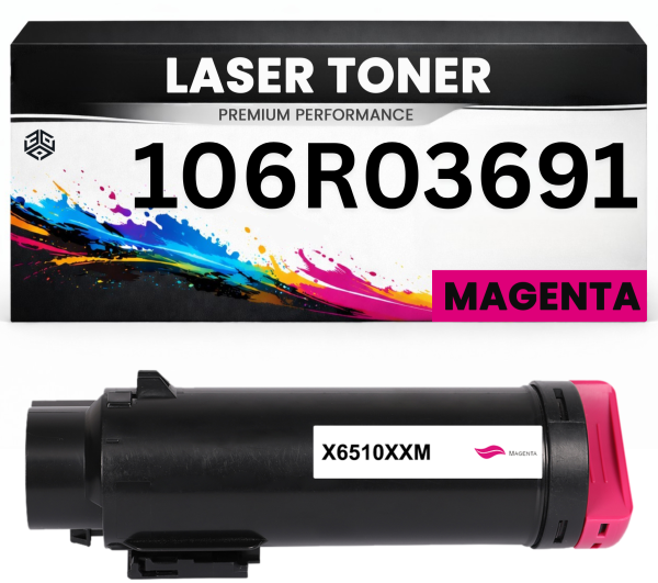 Toner 106R03691 Magenta für Xerox kompatibel hochwertige Premium Alternative Phaser 6510DNI 6510DNM 6510DN 6510N WorkCentre 6515DNM 6515DN 6515DNI