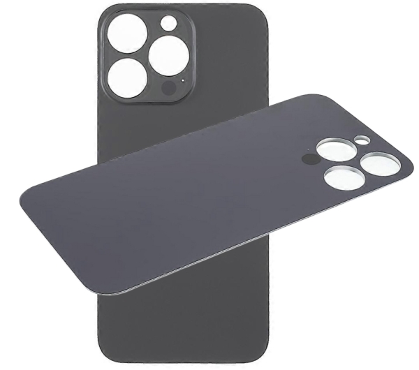 Akkudeckel Backcover für iPhone 13 Pro schwarz mit Kleber #AS105075