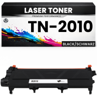 2 x XL Toner TN-2010 für Brother kompatibel Schwarz...