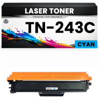 2 x Toner TN-243C Cyan für Brother kompatibel TN243C Premium Alternative Günstig DCP-L3510CDW/3517CDW/3550CDW HL-L3210cw/3230CDW/3270cdw DCP-L3517CDW