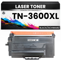 2 x XL Toner TN-3600XL für Brother kompatibel...