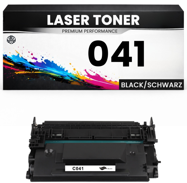 2 x Toner 824A Cartridge 041 für Canon Schwarz 0452C002 alternativ Tonerkartusche i-SENSYS MF522X/525dw/525x LBP312DN/312X/310/312dn Image CLASS MF525dw