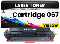 2 x Toner Cartridge 067 Gelb für Canon kompatibel...