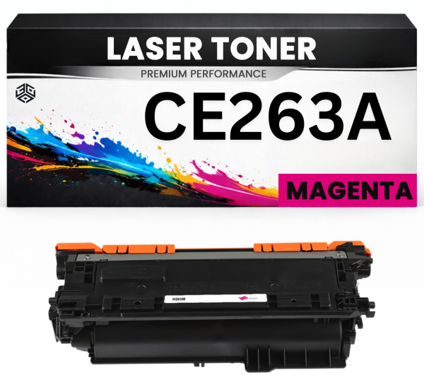 2 x Toner 648A für HP Magenta CE263A Premium Alternative Günstig für HP LaserJet Pro 200 color M 276 nw