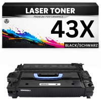 2 x XXL Toner 43X für HP kompatibel Schwarz C8543X...