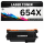 2 x XXL Toner 654X für HP kompatibel Schwarz CF330X Premium Alternative Günstig für HP Color LaserJet Enterprise M651xh, M651n, M651dn
