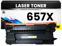 2 x XXL Toner 657X für HP kompatibel Gelb CF472X Premium Alternative Günstig Color LaserJet Enterprise Flow MFP M681/682z/681dh M681z