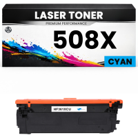 2 x Toner 508X Cyan für HP kompatibel CF361X 040HC...