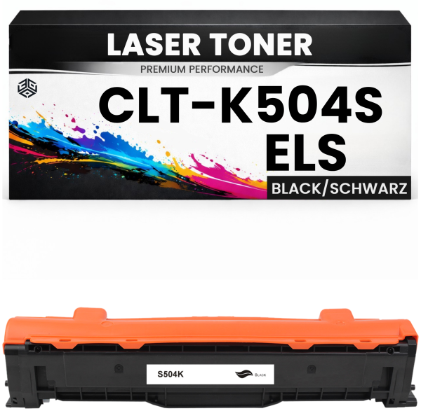 2 x Toner CLT-K504S / ELS für Samsung Schwarz K504 Premium Alternative Günstig CLX-4195/4195FN/4195FW CLP-415N/415NW Xpress SL-C1810W/1860FW CLP-415NW