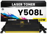 2 x Toner Y508L Gelb für Samsung  CLTY5082L ELS Premium Alternative Günstig für Samsung CLX-6220, CLX-6250, CLP-620, CLP-670