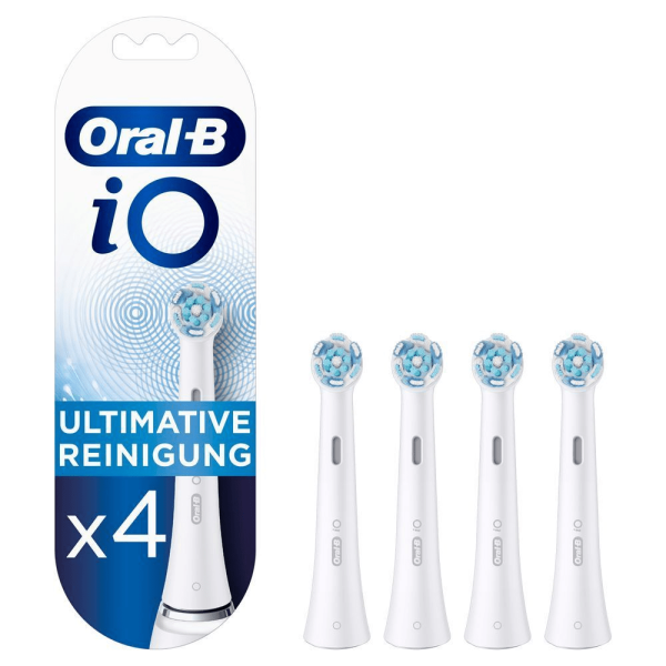 Oral-B iO Aufsteckbürsten Ultimative Reinigung – 4 Stück Ersatzbürsten