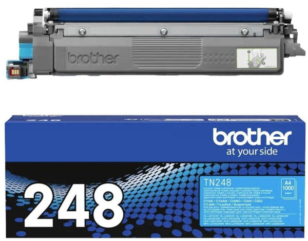 Brother TN248C / Cyan / Original Toner / TN-248C / 1.000 S. neu