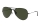 Ray-Ban RB3026 Aviator Large Metal L2821 Sonnenbrille Schwarz glänzend Grün Gr. 62